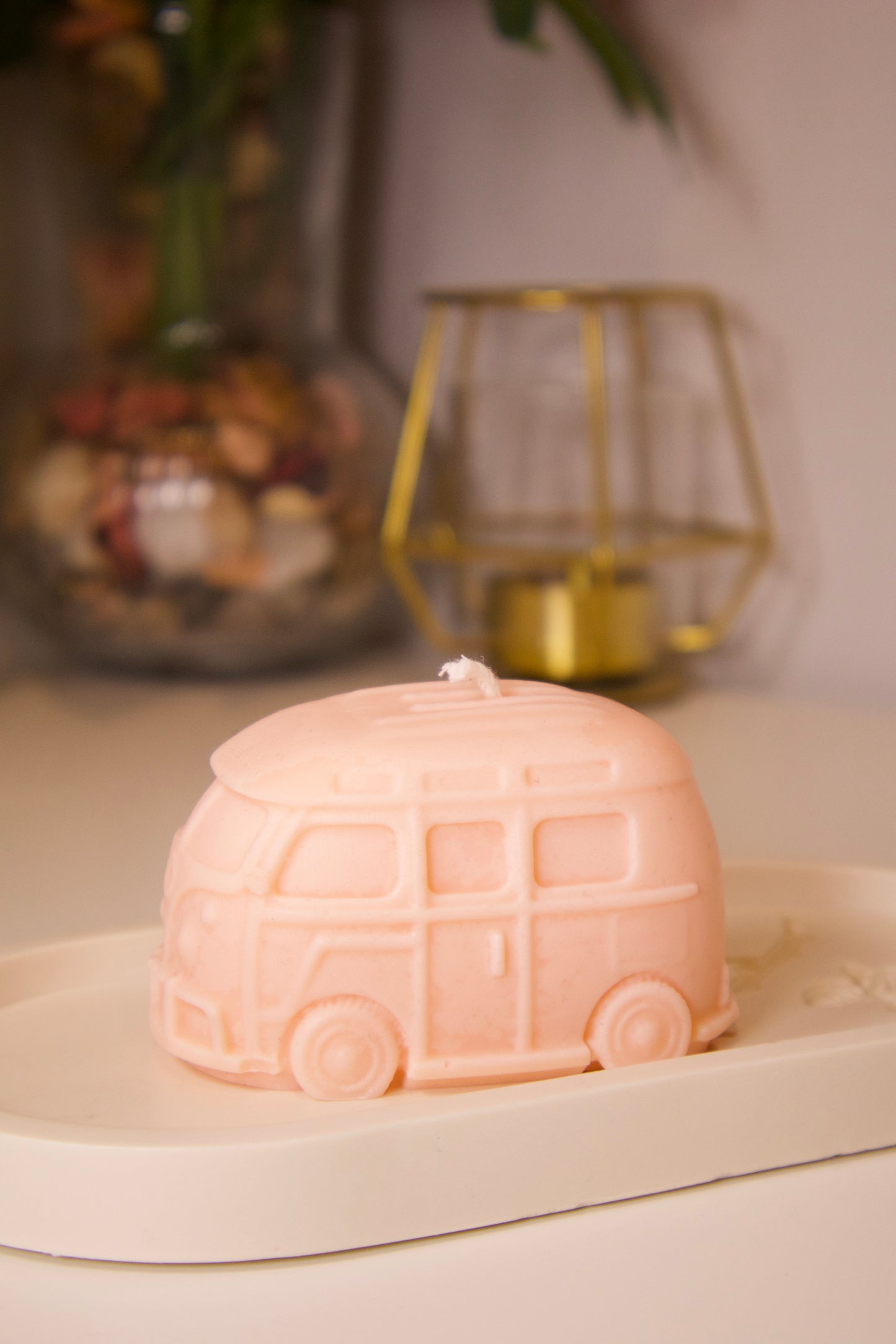 Vela de coche retro