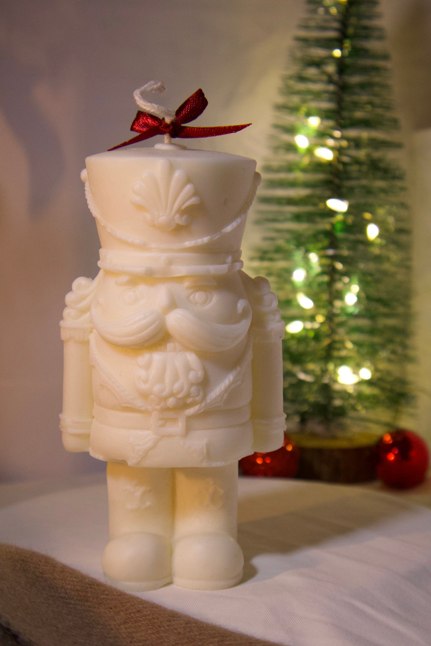 Cascanueces Navideño - vela decorativa navideña