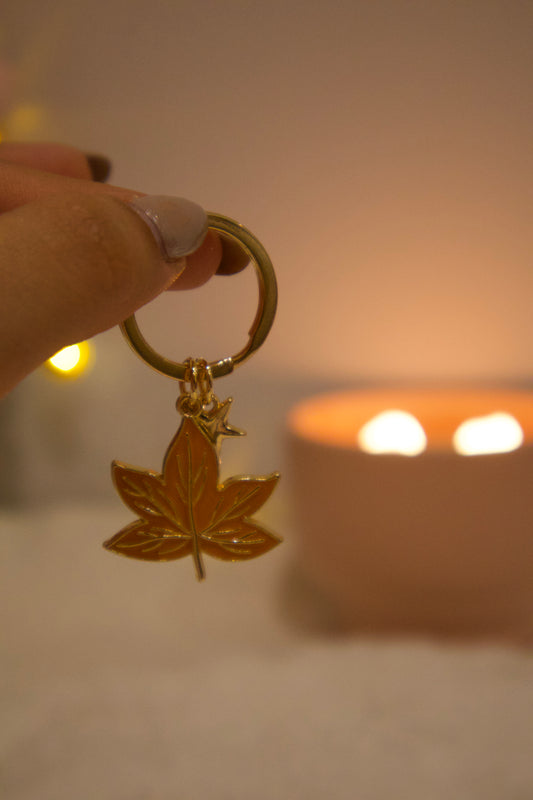 Llavero - Hojas de otoño
