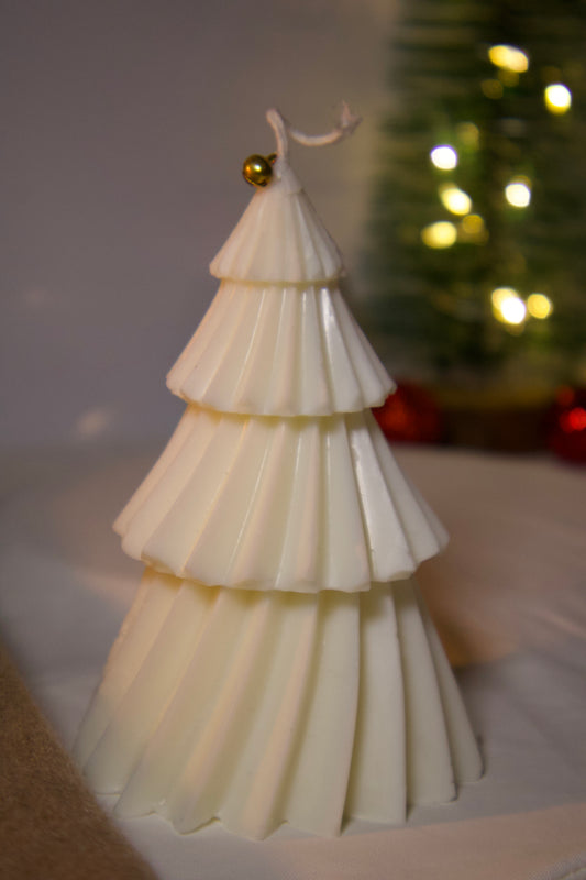 Arbol navideño  - vela decorativa navideña