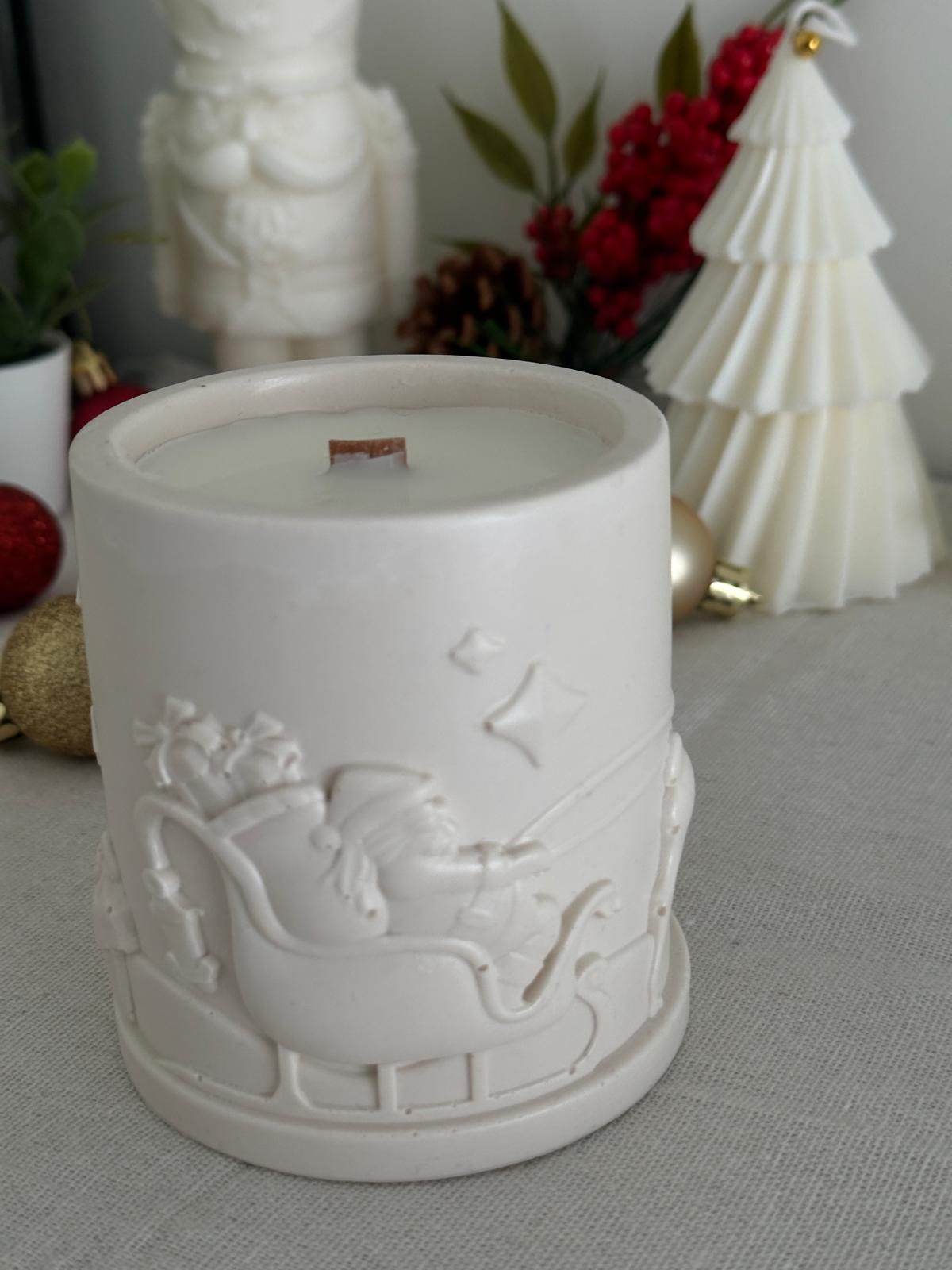 Blanca Navidad - Vela aromática navideña