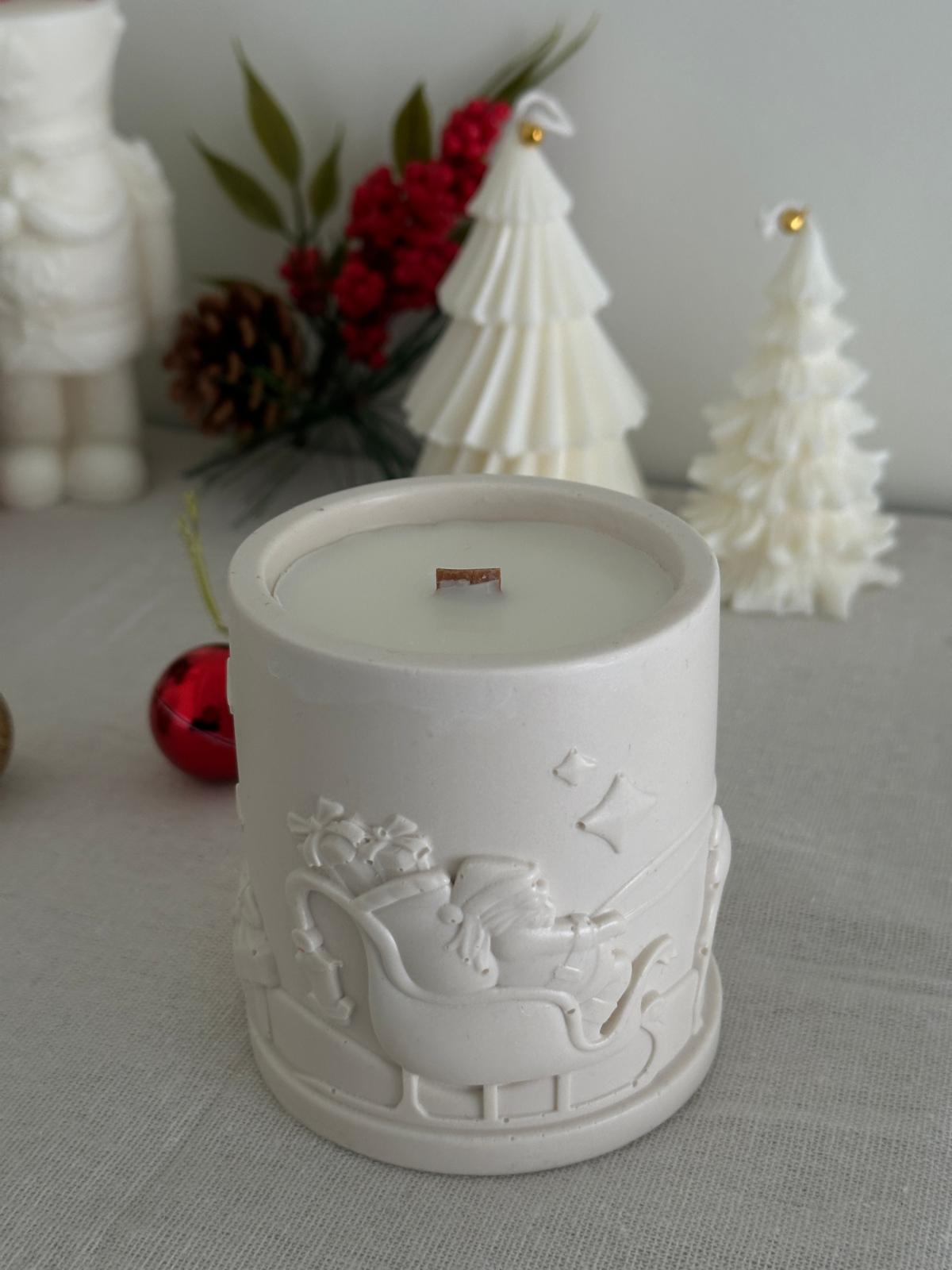 Blanca Navidad - Vela aromática navideña