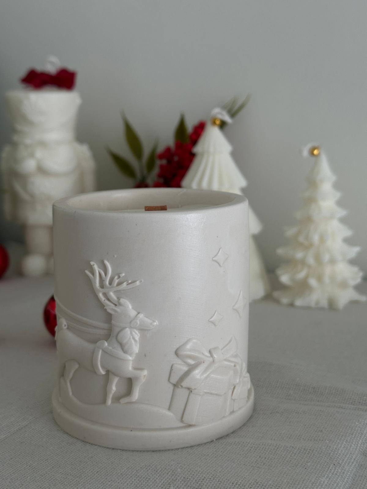 Blanca Navidad - Vela aromática navideña